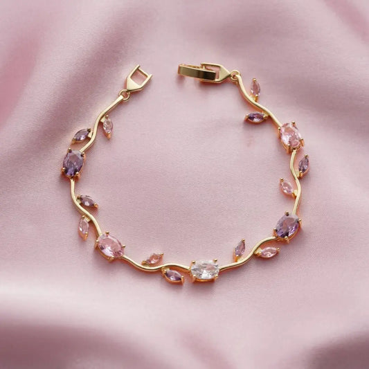 π Trendy Viral Tulip Bracelet | Multi Color Cute Floral Bracelet | Stylish Gift for Girls