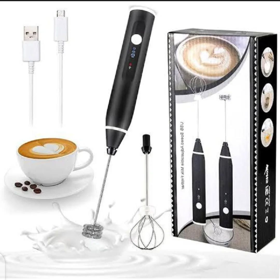 Rechargeable Coffee Beater – Instant Milk Frother & Cream Whisk