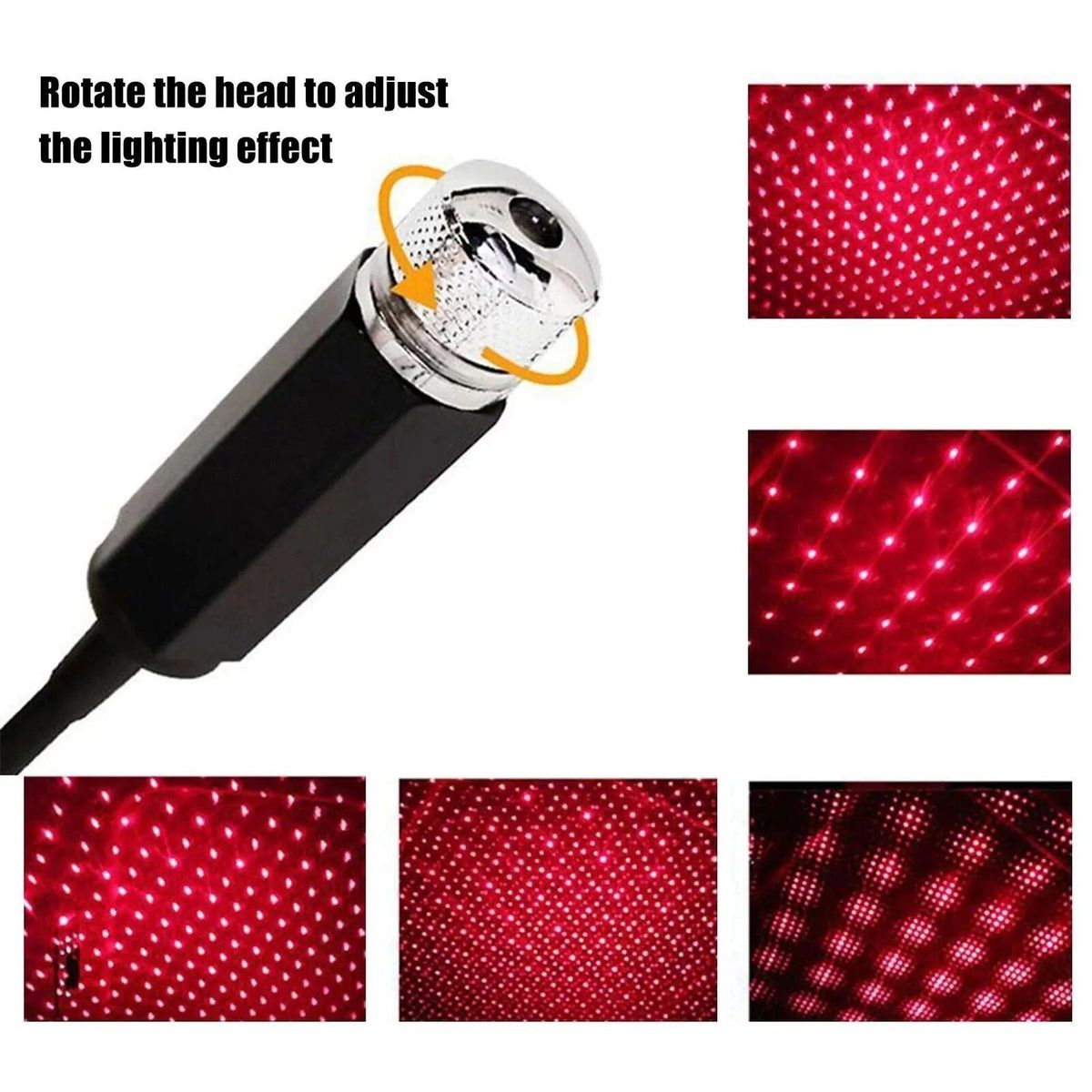 LED Car Roof Star Light – USB Galaxy Night Projector