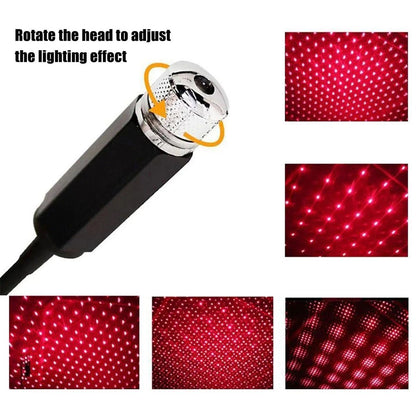 LED Car Roof Star Light – USB Galaxy Night Projector