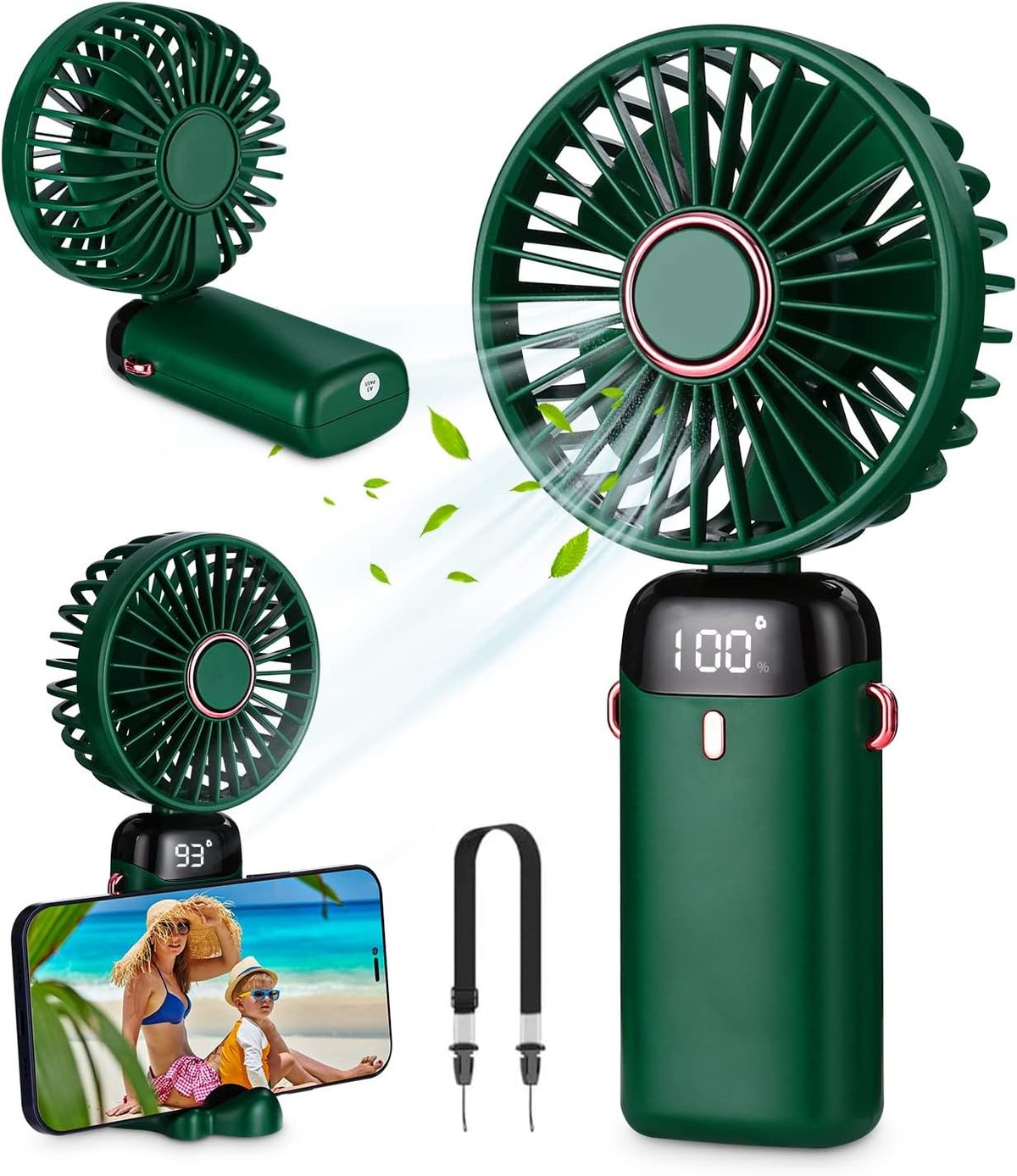 Digital Display Portable Mini Fan