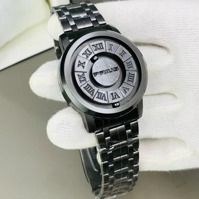 “Sabr Magnetic Watch – Luxury Touch Strap Timepiece”