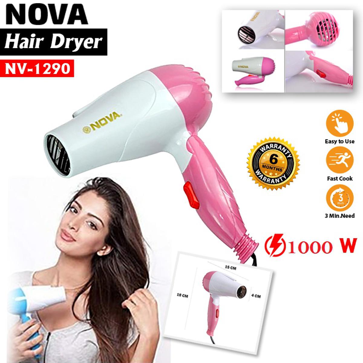 Nova Foldable Hair Dryer – Quick Dry Styling