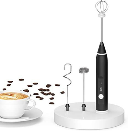 Rechargeable Coffee Beater – Instant Milk Frother & Cream Whisk