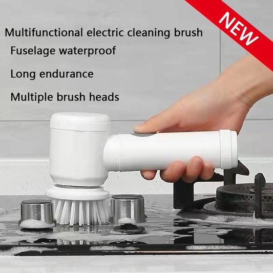5-in-1 Rechargeable Magic Cleaning Brush – Powerful Deep Cleaning Tool