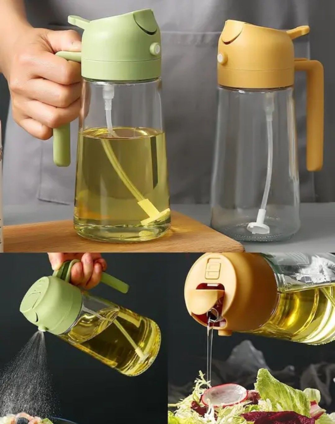 Oil Spray Bottle – Kitchen Cooking & Healthy Cooking Essential