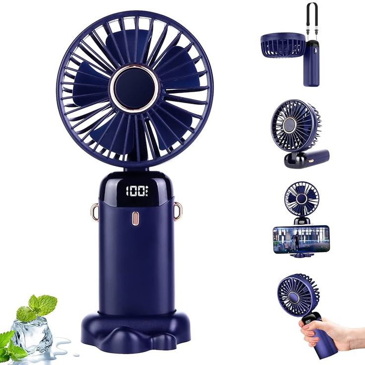 Digital Display Portable Mini Fan