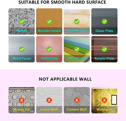 Heavy Duty Transparent Adhesive Hooks – Waterproof Wall Hanger