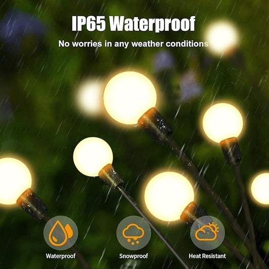 Solar Firefly Garden Lights – Waterproof Outdoor Decorative Lights