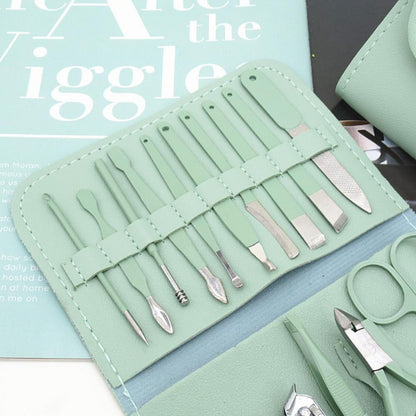 16-Piece Nail Care Kit – Manicure & Pedicure Set with Travel Case