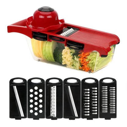 10-in-1 Mandoline Slicer – Vegetable Cutter & Grater
