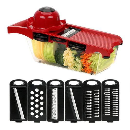 10-in-1 Mandoline Slicer – Vegetable Cutter & Grater