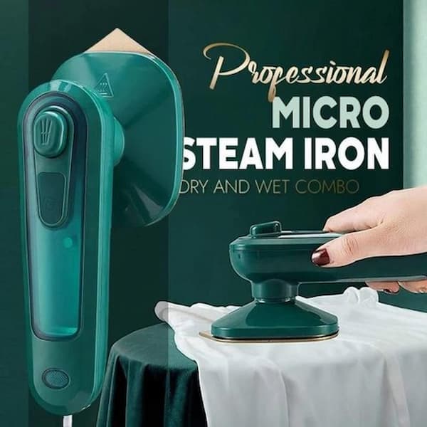 Portable Steam Iron – Quick Wrinkle Remover